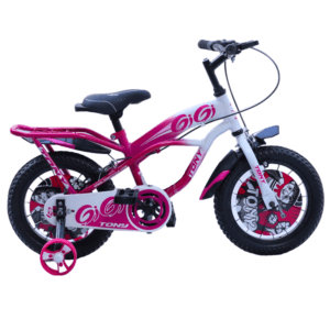TONY RAW Gigi 14T BMX Bike Kids 2-5 Pink Training Wheels Toddler
