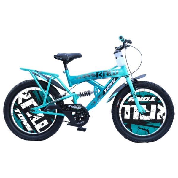 TONY RAW Shocker 20T BMX Bike Kids 7-10 Sea Green Steel Frame