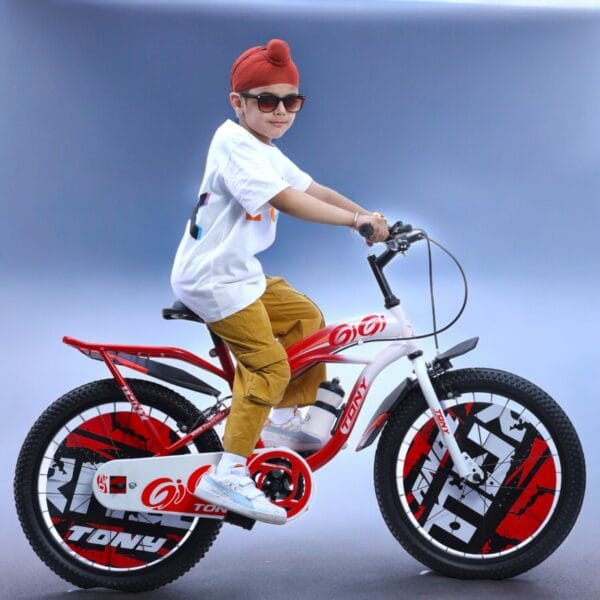 TONY RAW Gigi Sports 20T BMX Bike Kids 7-10 Red Steel Frame - Image 3