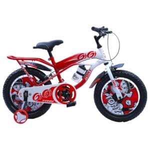 TONY RAW Gigi 16T BMX Bike Kids 5-8 Red-White Training Wheels
