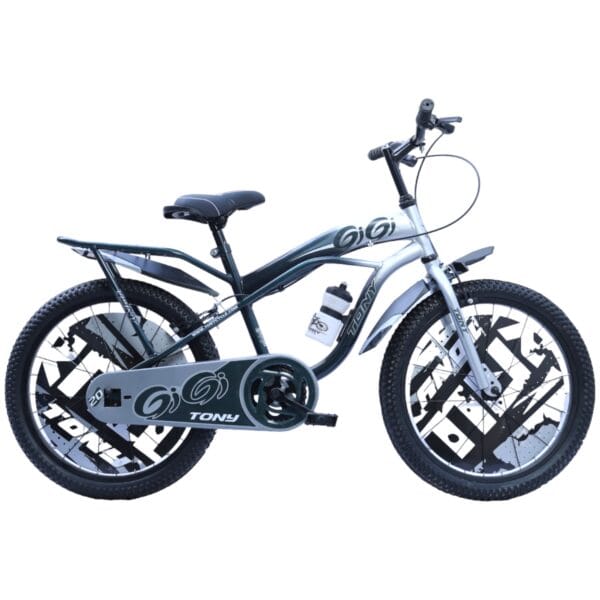 TONY RAW Gigi Sports 20T BMX Bike Kids 7-10 Silver Steel Frame