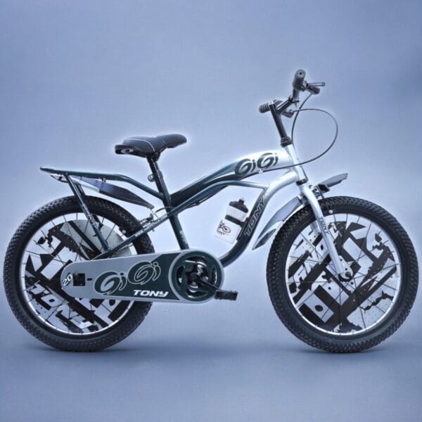 TONY RAW Gigi Sports 20T BMX Bike Kids 7-10 Silver Steel Frame - Image 2