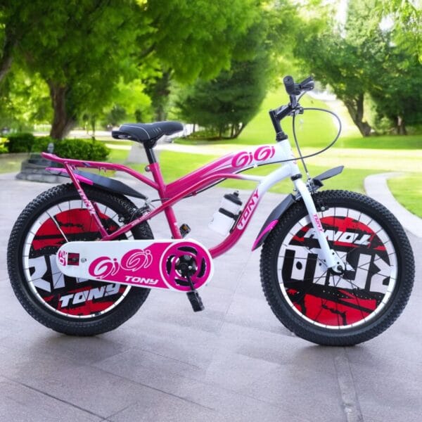 TONY RAW Gigi Sports 20T BMX Bike Kids 7-10 Pink Steel Frame - Image 2