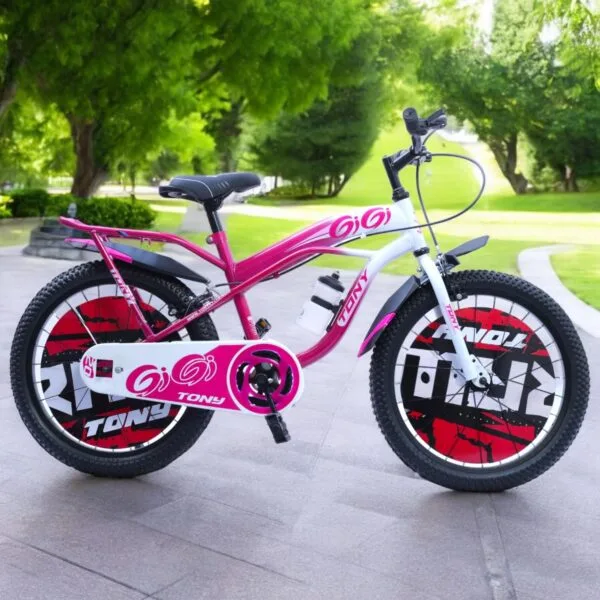 TONY RAW Gigi Sports 20T BMX Bike Kids 7-10 Pink Steel Frame - Image 2