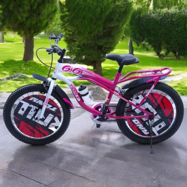 TONY RAW Gigi Sports 20T BMX Bike Kids 7-10 Pink Steel Frame - Image 4
