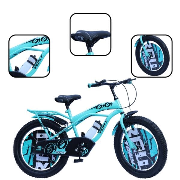 TONY RAW 20 Inches BMX Kids Bike 7-10 | Heavy-Duty Steel Frame - Image 4