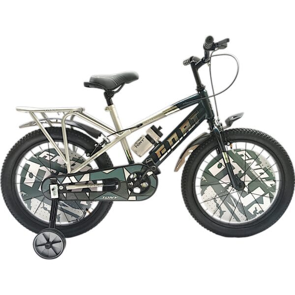TONY RAW Goat Sports 20T BMX Kids 7-10 Silver-Black Steel Frame