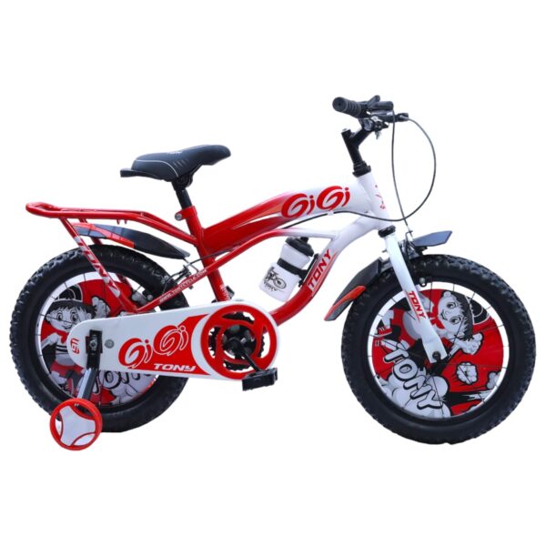 TONY RAW Gigi 16T BMX Bike Kids 5-8 Red-White Training Wheels