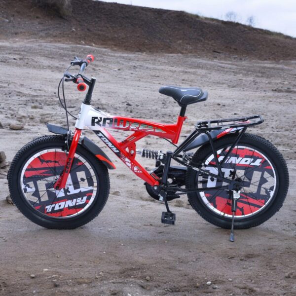 TONY RAW Shocker 20T BMX Bike Kids 7-10 Red-White Steel Frame - Image 5